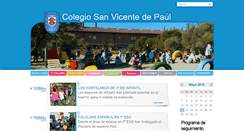 Desktop Screenshot of colegiosanvicente.net