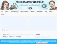 Tablet Screenshot of colegiosanvicente.org